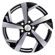 Khomen Wheels KHW1712 R17x7J 5x114.3 ET47 DIA66.1 Gray - black-fp