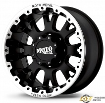 Moto Metal MO956 R20x8.5J 5x150 ET50 DIA110 Black/Machined