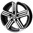 RPLC-Wheels VW91 R16x6.5J 5x112 ET46 DIA57.1 BKF - bkf