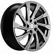 Khomen Wheels KHW1901 R19x7.5J 5x114.3 ET39 DIA60.1 Brilliant Silver - dark chrome