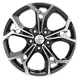 Khomen Wheels KHW1702 R17x7J 5x114.3 ET53 DIA67.1 Gray - black-fp