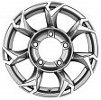 Khomen Wheels KHW1505 R15x5.5J 5x139.7 ET20 DIA108.1 Black-FP - f-silver-fp