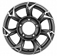 Khomen Wheels KHW1505 R15x5.5J 5x139.7 ET20 DIA108.1 Black-FP - gray-fp