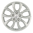 Khomen Wheels KHW1713 R17x7J 5x114.3 ET40 DIA57.1 Black-FP - silver