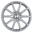 Khomen Wheels KHW1707 R17x6.5J 4x100 ET44 DIA54.1 Gray-FP - silver