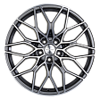 Khomen Wheels KHW1902 R19x9.5J 5x112 ET40 DIA66.6 Black matt MR - gray-fp