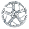 Khomen Wheels KHW1716 R17x7J 5x114.3 ET47 DIA66.1 Gray-FP - f-silver-fp