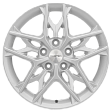 Khomen Wheels KHW1709 R17x7J 5x108 ET45 DIA60.1 Black-FP - silver