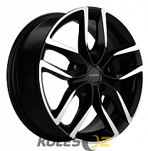 Khomen Wheels KHW1708 R17x6.5J 5x108 ET33 DIA67.1 Black-FP