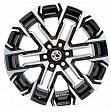Khomen Wheels AZIMUT 2205 R22x9J 6x139.7 ET28 DIA78.1 Black - black-fp