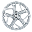 Khomen Wheels KHW1716 R17x7J 5x110 ET45 DIA67.1 Black-FP - silver