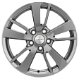 Khomen Wheels KHW1704 R17x7J 5x114.3 ET38 DIA67.1 Black-FP - gray