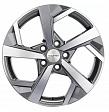 Khomen Wheels KHW1712 R17x7J 5x114.3 ET47 DIA66.1 Gray - f-silver-fp