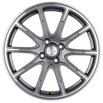 Khomen Wheels KHW1707 R17x6.5J 4x100 ET44 DIA54.1 Gray-FP