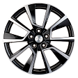 Khomen Wheels KHW1802 R18x7J 5x114.3 ET51 DIA67.1 Dark Chrome - black-fp