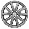 Khomen Wheels KHW1706 R17x7J 5x108 ET40 DIA54.1 Black-FP - gray