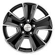 Khomen Wheels KHW1601 R16x6.5J 5x114.3 ET50 DIA66.1 Gray - black-fp