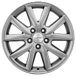 Khomen Wheels KHW1706 R17x7J 5x108 ET40 DIA54.1 Black-FP - g-silver