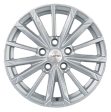 Khomen Wheels KHW1611 R16x6.5J 5x110 ET46 DIA63.3 Black-FP - silver