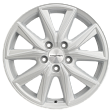 Khomen Wheels KHW1706 R17x7J 5x108 ET40 DIA54.1 Black-FP - silver
