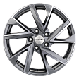 Khomen Wheels KHW1714 R17x7J 5x108 ET40 DIA54.1 Black-FP - gray-fp