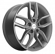 Khomen Wheels KHW1708 R17x6.5J 5x108 ET33 DIA67.1 Black-FP - silver