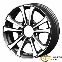 Скад Тундра R16x6.5J 5x139.7 ET40 DIA98.5 Черный бархат