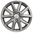 Khomen Wheels KHW1706 R17x7J 5x108 ET40 DIA54.1 Black-FP - gray-fp