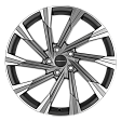 Khomen Wheels KHW1901 R19x7.5J 5x108 ET47 DIA60.1 Black-FP - gray-fp