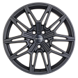 Khomen Wheels KHW1904 R19x9.5J 5x112 ET40 DIA66.6 Brilliant Silver-FP - black matt