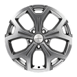 Khomen Wheels KHW1710 R17x7J 5x108 ET33 DIA60.1 Black-FP - gray-fp