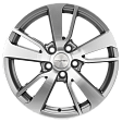 Khomen Wheels KHW1704 R17x7J 5x114.3 ET38 DIA67.1 Black-FP - gray-fp