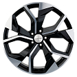 Khomen Wheels KHW2006 R20x8.5J 5x112 ET37 DIA66.5 Gray-FP - black-fp