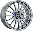 OZ Superturismo GT R17x7.5J 5x100 ET48 DIA68 Grigio Corsa Black Lettering - grigio corsa + blue