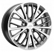 Khomen Wheels KHW1705 R17x7J 5x114.3 ET47 DIA66.1 Black-FP - gray-fp