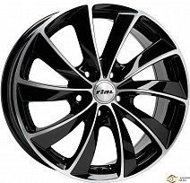 Rial Lugano R17x7.5J 5x114.3 ET47 DIA70.1 Diamant black f