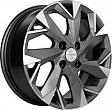 Khomen Wheels KHW1508 R15x6J 4x100 ET50 DIA60.1 Silver - gray-fp