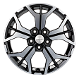 Khomen Wheels KHW1715 R17x7J 5x114.3 ET45 DIA67.1 Gray-FP - black-fp