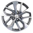 Khomen Wheels KHW1703 R17x7J 5x108 ET40 DIA54.1 Black-FP - gray-fp