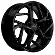 Khomen Wheels KHW1716 R17x7J 5x114.3 ET51 DIA67.1 F-Silver-FP - black