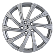 Khomen Wheels KHW1901 R19x7.5J 5x108 ET47 DIA60.1 Black-FP - brilliant silve