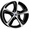 Кик Катана R16x7J 5x105 ET38 DIA56.6 Блэк платинум - алмаз черный