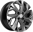 Khomen Wheels KHW1402 R14x5.5J 4x100 ET46 DIA54.1 F-Silver-FP - gray-fp