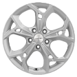 Khomen Wheels KHW1702 R17x7J 5x114.3 ET53 DIA67.1 Gray - silver