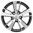 Khomen Wheels KHW1704 R17x7J 5x114.3 ET38 DIA67.1 Black-FP - black-fp